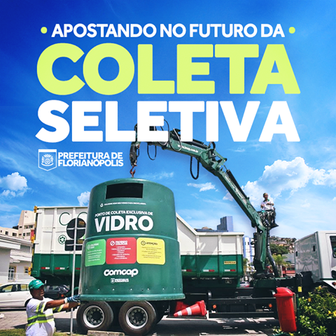 COLETA DE VIDRO COM APOIO DA INICIATIVA PRIVADA