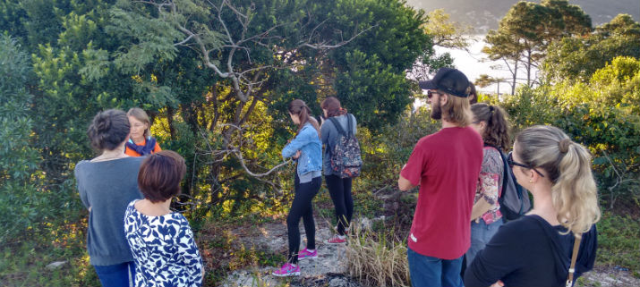 NÚCLEO DE PAISAGISMO PROMOVE VISITA TÉCNICA À PRAIA DA JOAQUINA