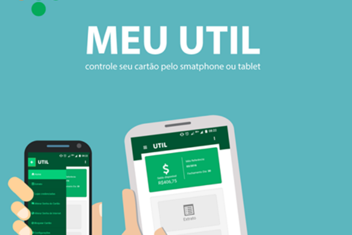 Baixe o aplicativo UTIL Card para consultar suas informações