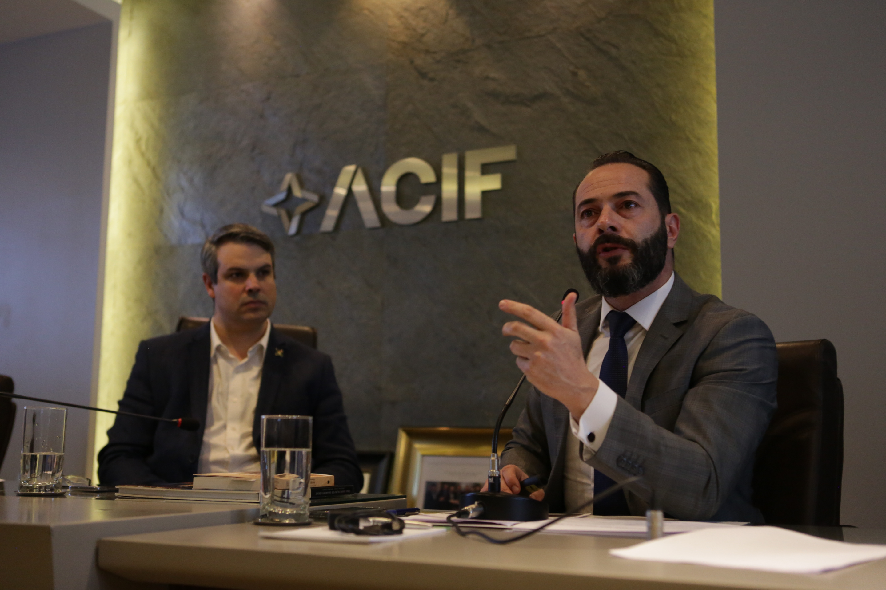 Procurador Geral de Justiça de SC participa  de reunião da Diretoria Executiva da ACIF