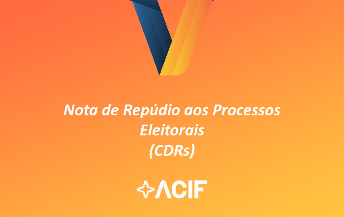 Nota de Repúdio aos Processos Eleitorais  (CDRs)