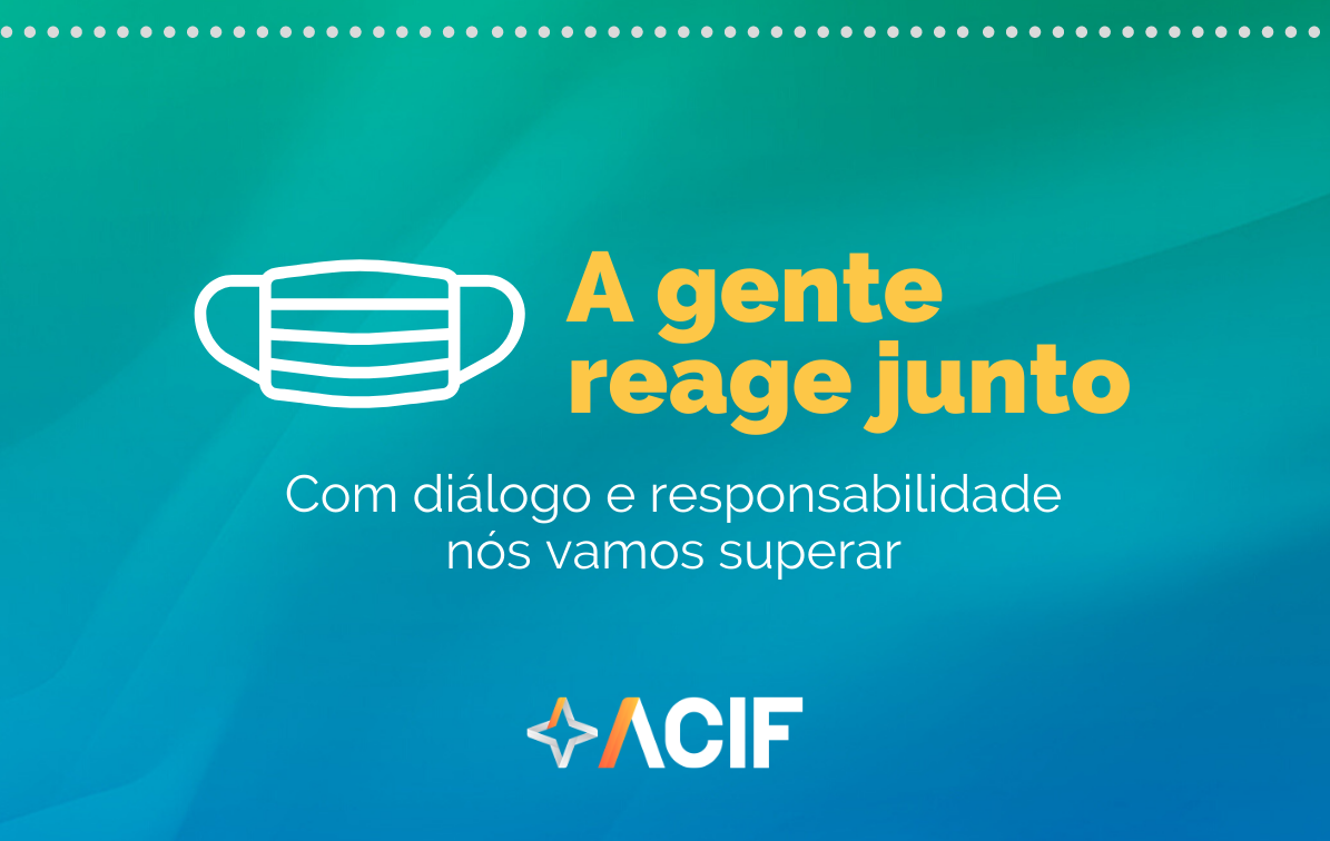 A gente reage juntos: com diálogo e responsabilidade nós vamos superar