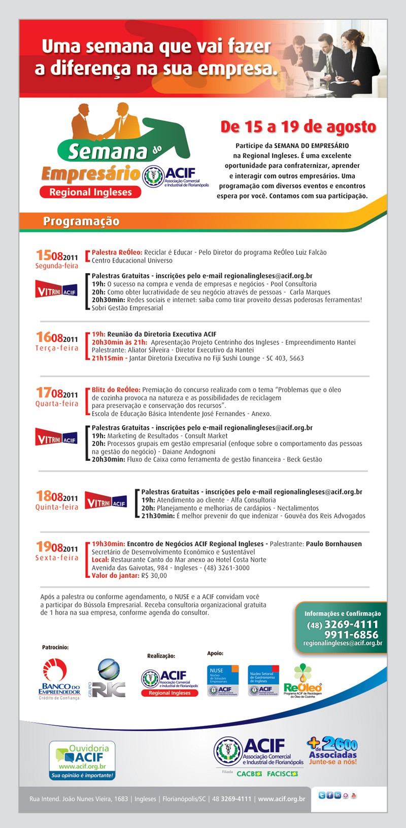 Semana do Empresário - Ingleses